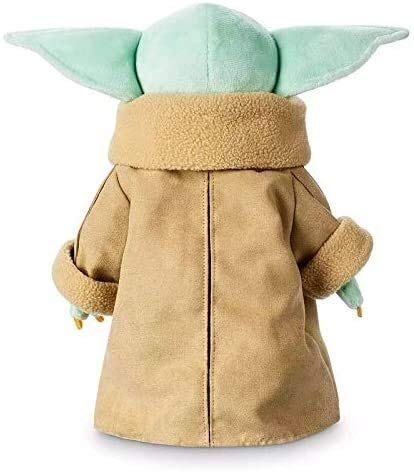 Dpprdl Peluche Animal Disney 25 cm Bebé Yoda Muñecas de Felpa El Mandalorian Peluche Child Grogu Figura Figura Doll Toys Lindo Juguete Relleno para Niños Niños Regalo