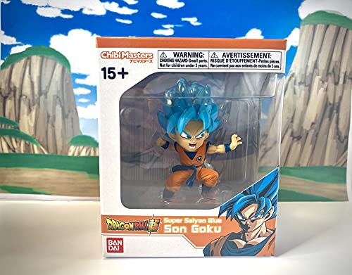 Dragon Ball Bandai Super Chibi Masters Figura de Anime de 8,5 cm - Super Saiyan God Goku