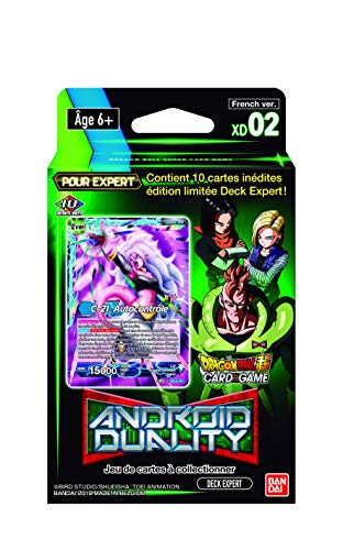 Dragon Ball Super Card Game Deck Expert de 51 tarjetas: Android Duality – Versión francesa XD02