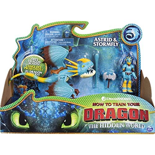 Dragons Dragon & Viking Astrid/Stormfly - Figuras de juguete para niños (Multicolor, 4 año(s), Niño/niña, Dibujos animados, Animales, Dragon Riders) , color/modelo surtido