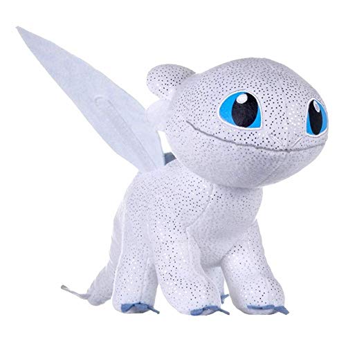 Dragons Selección Figuras de Peluche | DreamWorks 20 cm Felpa | Softwool, Felpa:Furia Luminosa