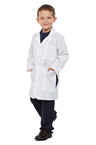 Dress Up America Unisexo Doctor Bata de laboratorio para niños