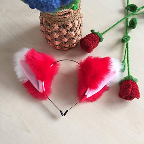 dressfan Diadema de Oreja de Gato Diadema para el Cabello Mujeres Niñas Cintas para el Cabello Lindo Accesorios para el Cabello para la Fiesta de Disfraces Disfraces Partes