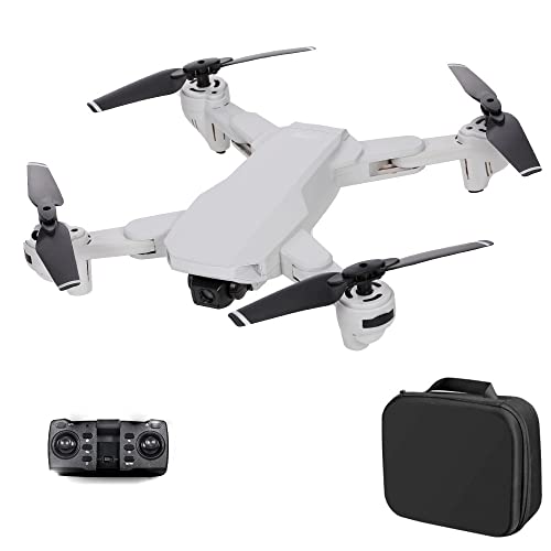 Drone RC plegable Posicionamiento GPS Cámara dual Flujo óptico 5.8G Avión de control remoto Niño adulto Profesional Fotografía aérea de alta definición Avión de juguete eléctrico Regalo de cumpleaños