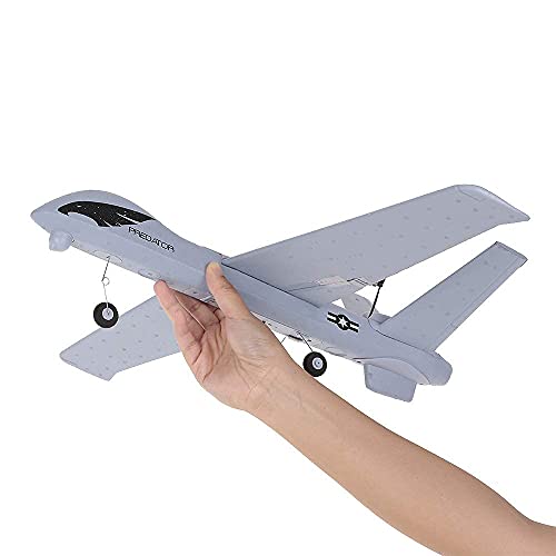 Drone, Z51 2.4G 2Ch Predator Control Remoto Avión RC 660Mm Envergadura Espuma Planeador Lanzamiento Manual Drone Kit Bricolaje para niños Principiantes