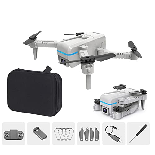 DSRHOM 4K HD Camera Drone u2014Mini Drone Toy H6 Drone Plegable Quadcopter Toy Gift para Principiantes WiFi FPV RC Drone Juguetes de Control Remoto portátil para niños (cámara Doble)