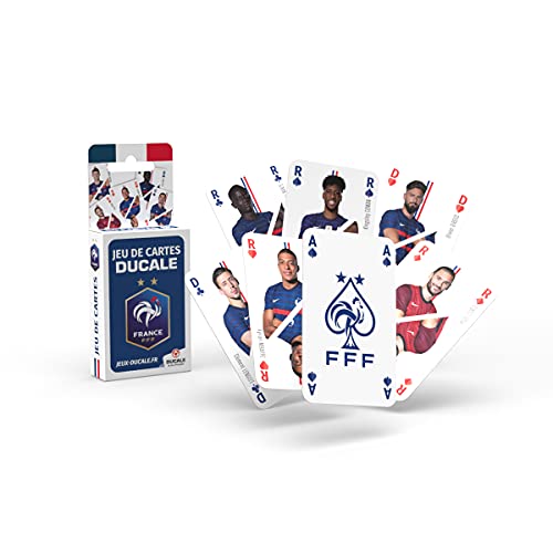 Ducale, le jeu français – Juego de 54 Cartas FFF – Equipo de fútbol Francia 2020-2021 (10014709)