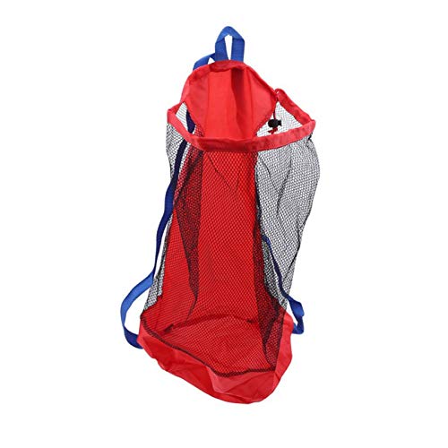 duhe189014 Bolsa De Red para Almacenamiento De Juguetes De Playa Bolsa De Malla con Cordón Bolsa De Playa De Malla De Juguete Duradera para Niños Mochila Bolsa De Almacenamiento De Juguetes Gifts