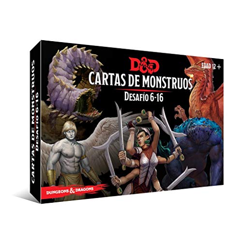 Dungeons & Dragons Cartas de Monstruos. Desafío 6-16, Color (EEWCDD91)