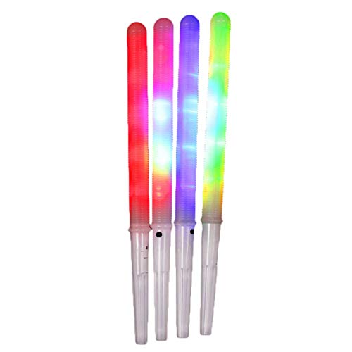 DuYong Light up Foam Stick, Roscado Glow Stick, 8 segmentos Lightning Beam Splitter, Creative Childrens Toy Cotton Candy Flash Stick