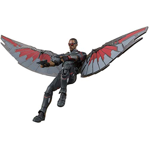 DYB Figuras Juguetes Avengers Juguetes - Falcon Vengadores Infinity War operación Conjunta de 6 Pulgadas, Figura de acción Vengadores Falcon, Negro Marvel Toys