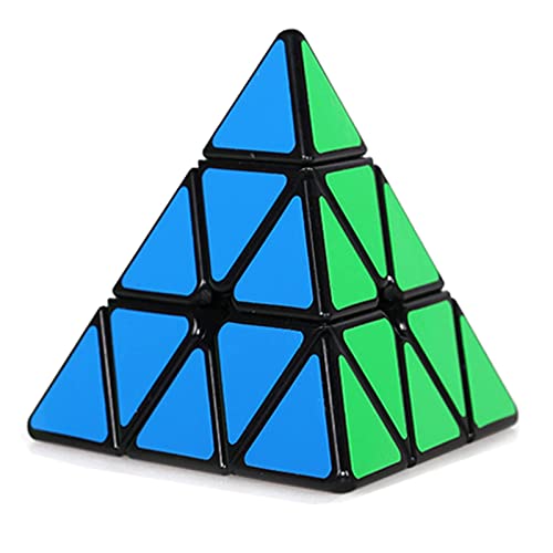 EACHHAHA Cubo de la pirámide Pyramid Cube Standard Triangle Pyraminx Pyramid Smooth Speed Reliable Puzzle – Professional Magic Cube For Kids and Adults