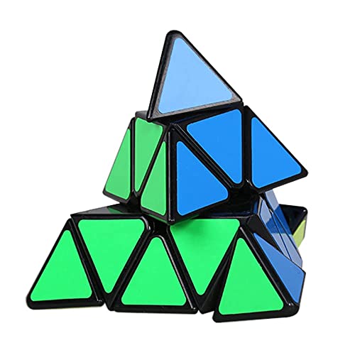 EACHHAHA Cubo de la pirámide Pyramid Cube Standard Triangle Pyraminx Pyramid Smooth Speed Reliable Puzzle – Professional Magic Cube For Kids and Adults