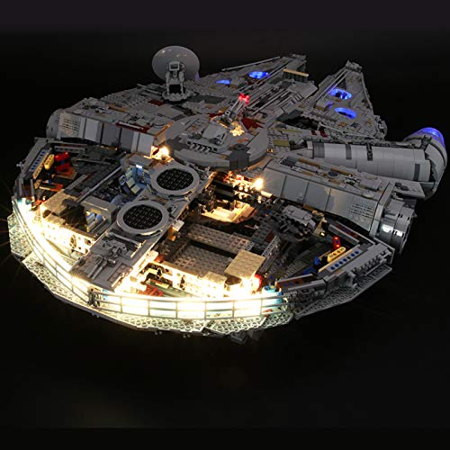 EcoGo Kit de iluminación LED para Lego 75192 Millennium Falcon Building Block (modelo Lego)