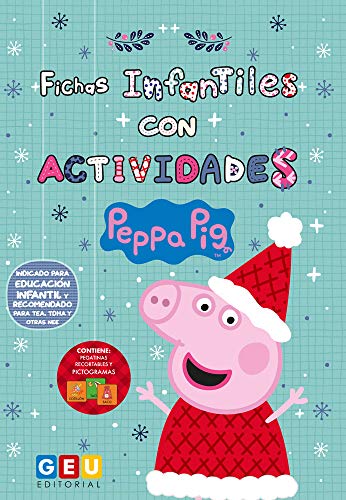 Editorial GEU Peppa Pig Fichas Infantiles Actividades Navideñas | Educación Infantil y Tea | Niños de 3 a 5 años