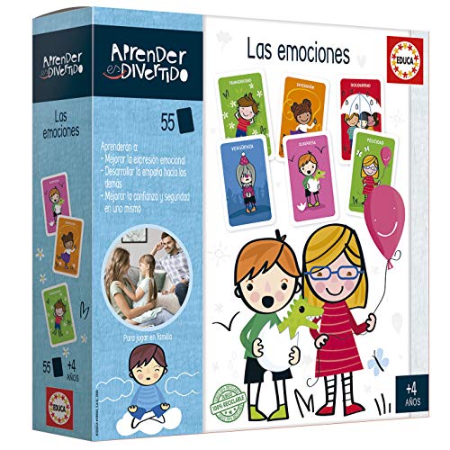 Educa - Aprender es Divertido-Las Emociones Juego Educativo para Niños, Multicolor (18706)