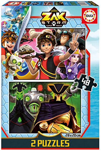 Educa Borrás Zak Storm Puzzle 2X48 Piezas (17733)