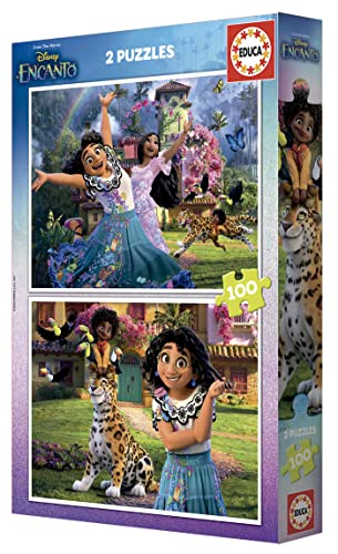 Educa Encanto Disney 2 Puzzles de Cartón con 100 Piezas Cada Uno