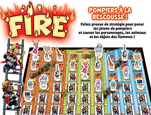 Educa - Fire ¡Bomberos al Rescate! Juego de Mesa Infantil de Estrategia. A Partir de 6 años. Ref. 18851