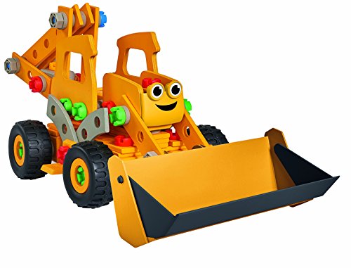 Eichhorn 109325105 – Bob el constructor Constructor – (excavadora baggi/Scoop, 142 Piezas, FSC 100%, fabricado en Alemania, a partir de 5 años , color/modelo surtido