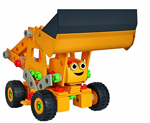 Eichhorn 109325105 – Bob el constructor Constructor – (excavadora baggi/Scoop, 142 Piezas, FSC 100%, fabricado en Alemania, a partir de 5 años , color/modelo surtido