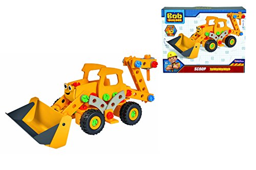 Eichhorn 109325105 – Bob el constructor Constructor – (excavadora baggi/Scoop, 142 Piezas, FSC 100%, fabricado en Alemania, a partir de 5 años , color/modelo surtido