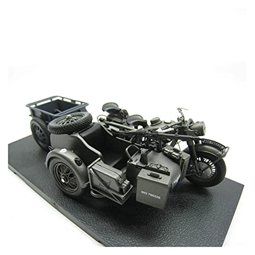 El Maquetas Coche Motocross Fantastico 1/24 Para BMW R75 De La Segunda Guerra Mundial, Ejército Alemán, Motocicleta Tres Ruedas, Colección Modelos Simulación, Espectáculos Regalo Regalos Juegos Mas Ve