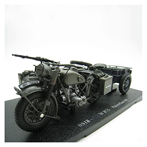 El Maquetas Coche Motocross Fantastico 1/24 Para BMW R75 De La Segunda Guerra Mundial, Ejército Alemán, Motocicleta Tres Ruedas, Colección Modelos Simulación, Espectáculos Regalo Regalos Juegos Mas Ve