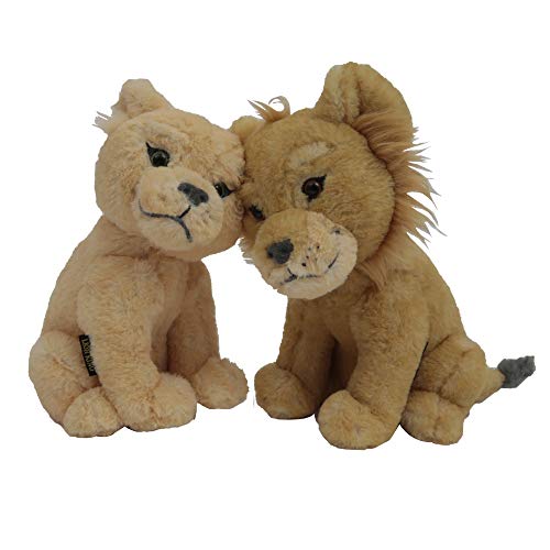 El Rey Leon- Action Peluche Touching Heads: Simba & Nala (Giochi Preziosi LNN02000)