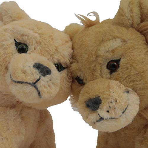 El Rey Leon- Action Peluche Touching Heads: Simba & Nala (Giochi Preziosi LNN02000)