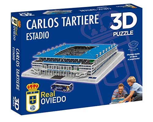 Eleven Force National Soccer Club Puzzle Estadio 3D Carlos Tartiere (R. Oviedo) (10827), Multicolor (1)