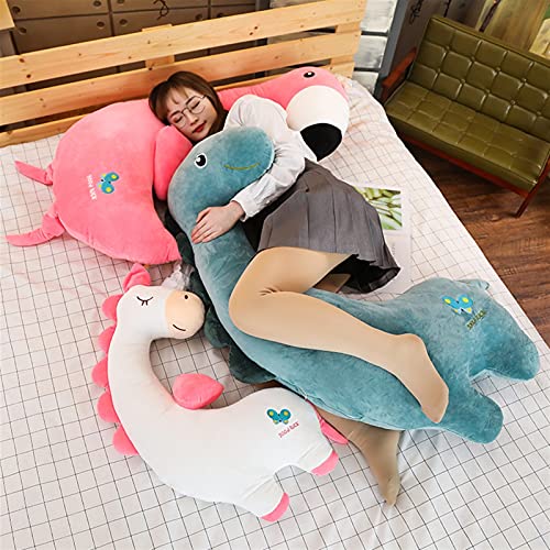 ELKeyko 80~120 cm Gigante Unicornio Juguete de Peluche de Peluche de Peluche de Peluche Regalo para Amante cumpleaños Dinosaurio Flamingo Mensaje Almohada Almohada cojín Almohadas de Maternidad