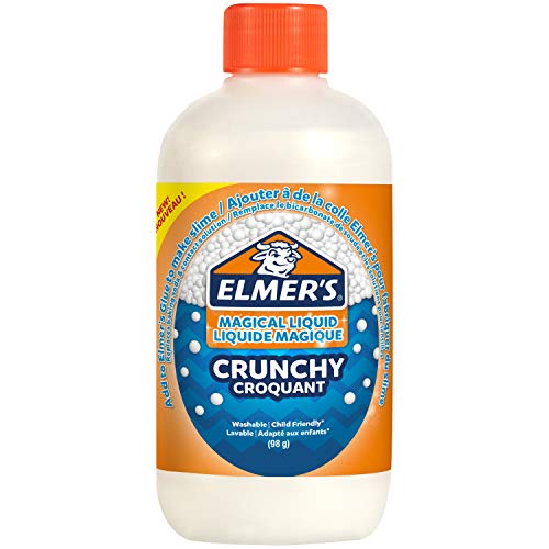 Elmer’s solución activadora para slime crujiente | Solución activadora líquido mágico para slime con pegamento | Botella de 98 g | Genial para conseguir slime crujiente