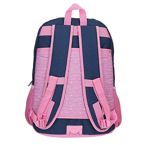 Enso My Favorite Book Mochila Doble Compartimento Adaptable Multicolor 32x44x17 cms Poliéster 23,94 L