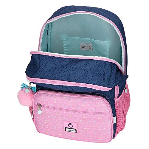 Enso My Favorite Book Mochila Doble Compartimento Adaptable Multicolor 32x44x17 cms Poliéster 23,94 L