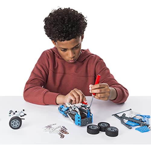 Erector by Meccano, 10 en 1 Rally Racer Modelo Vehículo Kit de construcción para niños de 8 años en adelante, Stem Construcción Educación Juguete