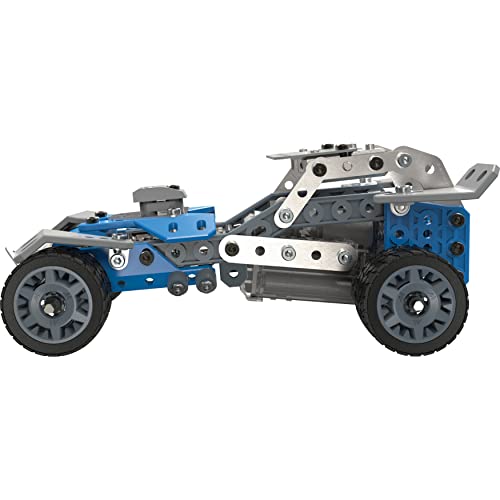 Erector by Meccano, 10 en 1 Rally Racer Modelo Vehículo Kit de construcción para niños de 8 años en adelante, Stem Construcción Educación Juguete