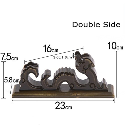 Espada soporte 3d dragón forma sólido real Espada de madera pantalla soporte Rack para Katana Wakizashi y estándar juego de espadas samurai, small