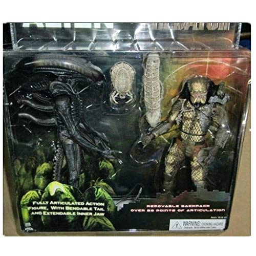 Estatua PVC Figuras De Acción Anime Figurita Juguetes Anime Heroes De Sangre De Hierro De 7 Pulgadas contra Cerebros Transparentes Alien Set Figure-Alien V