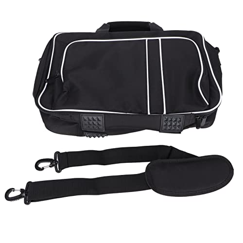 Estink Bolsa de Transporte de Viaje para PS5, Bolsa de Almacenamiento para Consola de Juegos PS5, Protecciones Múltiples, Compatible con 5(Blanco Negro)