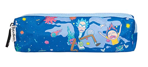 Estuche escolar - Estuche Rick & Morty azul│Estuche mediano perfecto para la vuelta al cole - Producto con licencia oficial