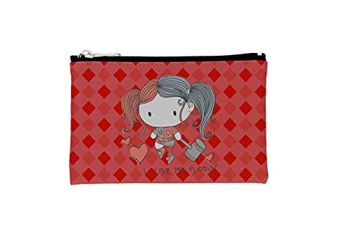 ESTUCHE RECTANGULAR HARLEY QUINN PUDDIN CHIBI UNIVERSO DC