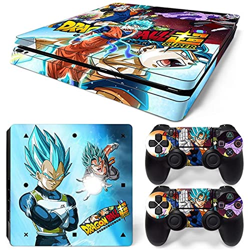 Etiqueta Engomada Slim De PS4, Calcomanía De La Serie Anime - PS4 Original/Slim Vinyl Wrap Decal Skin Sticker para Playstation 4 Controladores De Consola Slim,1821