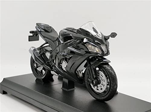 ETWBOHD Modelo de Motocicleta, 1:18 Compatible con Kawasaki Ninja zx10 RR 2017 Diecast Motoccycle