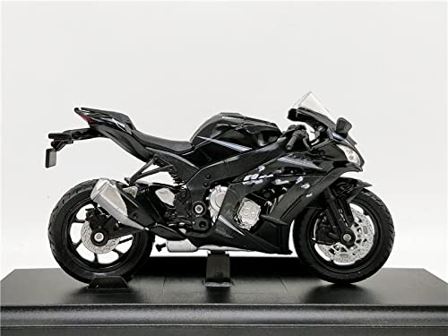 ETWBOHD Modelo de Motocicleta, 1:18 Compatible con Kawasaki Ninja zx10 RR 2017 Diecast Motoccycle