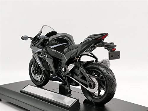 ETWBOHD Modelo de Motocicleta, 1:18 Compatible con Kawasaki Ninja zx10 RR 2017 Diecast Motoccycle