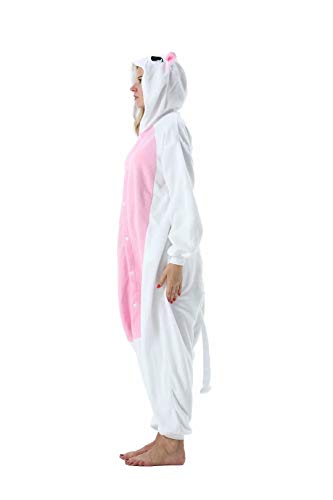 EUFANCE Pijamas Onesies de Animales Adultos, Pijamas Unisex Disfraces de Cosplay Ropa de Dormir Ropa de casa de Halloween Ropa de salón