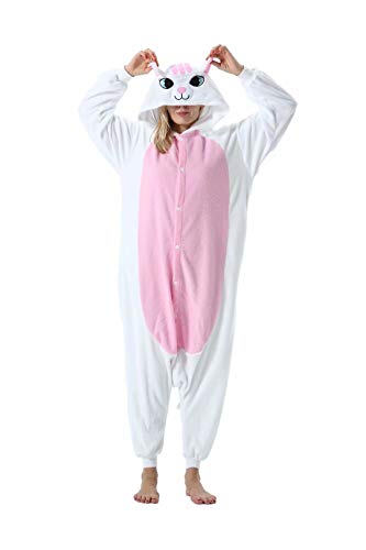 EUFANCE Pijamas Onesies de Animales Adultos, Pijamas Unisex Disfraces de Cosplay Ropa de Dormir Ropa de casa de Halloween Ropa de salón