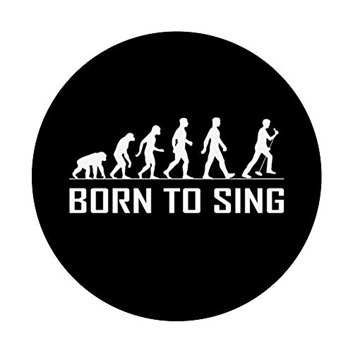 Evolution Born To Sing | Cantante de Karaoke | Cantando PopSockets PopGrip: Agarre intercambiable para Teléfonos y Tabletas