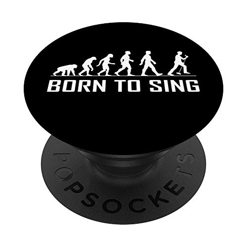 Evolution Born To Sing | Cantante de Karaoke | Cantando PopSockets PopGrip: Agarre intercambiable para Teléfonos y Tabletas